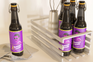 Концепт этикетки пива Bohemska rapsodie