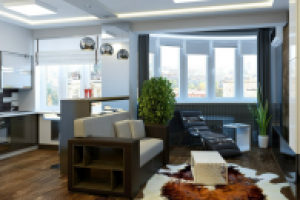 Гостинная 48 м2