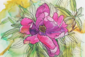 Акварельная открытка