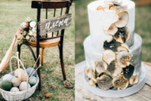 Свадебная каллиграфия на дереве