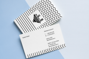 Визитка для компании "защитаотшума.рф". Ростов-на-Дону.