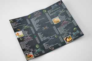 Евробуклет. Меню