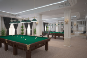 Интерьер бильярдной (Санаторий "Москва" г. Ессентуки)