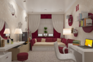 Вариант интерьера детской