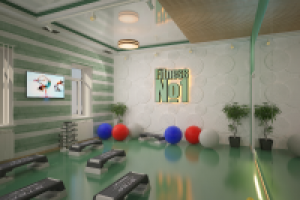 Зал групповых занятий фитнес Эдем