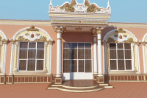 Фасад свадебного ресторана