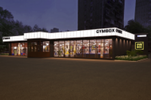 Вариант фасада фитнес клуба на Лобачевской