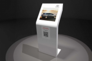 Информационная стойка Toyota для авто на выставку в Крокус