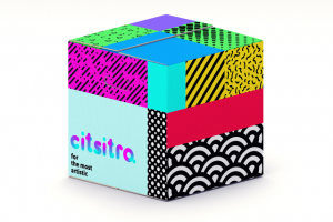 Identity for design shop Citsitra. Read artistic back.