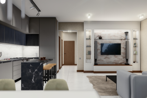 Интерьер частного дома.