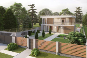 Индивидуальный жилой дом в стиле Хай-тек.