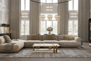 Гостиная коттеджа