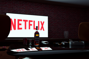 Интерьер просмотра телевизора