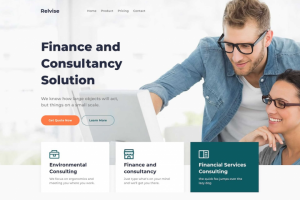 LandingPage с адаптивом для сайта Relvise