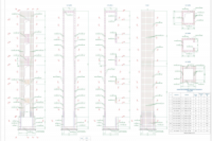 Ж/б шахта лифта