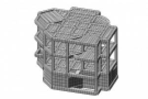 Расчетная 3D модель в ПК Лира Сапр 2013