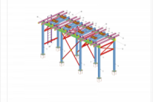 3D модель водонапорной башни