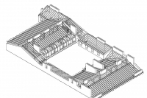 Крыша с мансардой. 3д эскиз