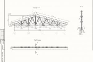 Деревянная ферма покрытия