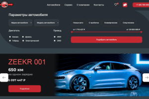 Заполнение сайта https://car-trade.online/