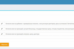 Заполнение seo-поисковой оптимизации сайта