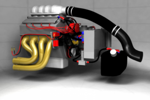 3D Дизайн мотора