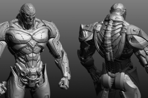 Футуристический персонаж