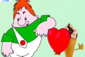 разработка штендера мороженого