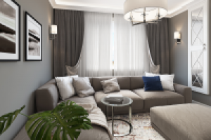 Гостиная для большой семьи