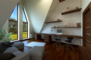 Мансарда комната для мальчика