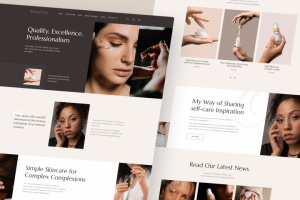 Разработка дизайна интернет-магазина женской косметики NEAUTHY