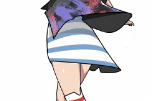 Рисунок в стиле аниме