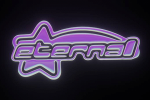 chrome logo in blender