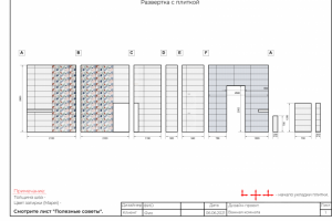 Развертка Ванной комнаты