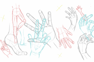 Наброски частей тела