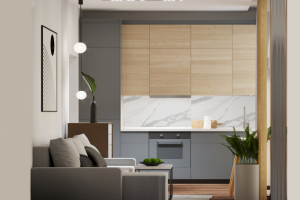 Проект интерьера квартиры-студии