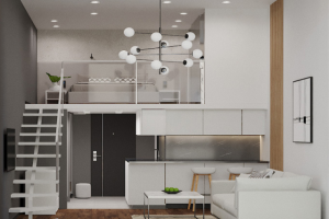 проект интерьера студии