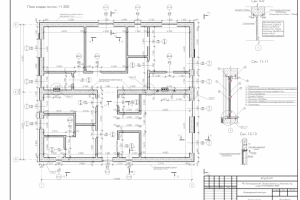 Одноэтажный коттедж Ленинградская обл.
