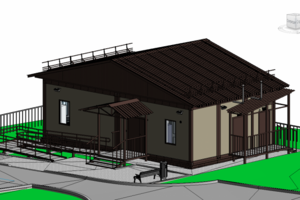 ФАП (п.Большеречка) Цифровая Информационная модель в Revit