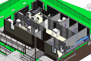 ФАП (п.Большеречка) Цифровая Информационная модель в Revit