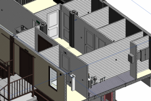 ФАП (п.Большеречка) Цифровая Информационная модель в Revit