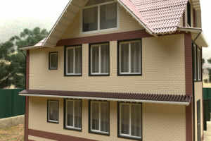 3D визуализация загородного дома