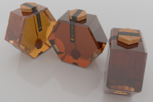 Визуализация товара: банка с медом