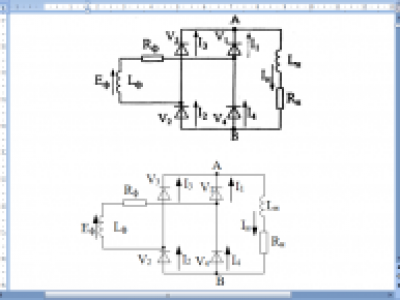 Электрическая схема в MS Word