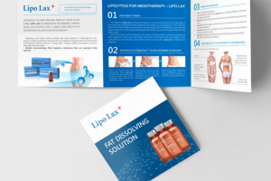 Дизайн и верстка буклета Lipolax