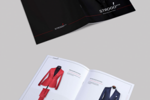 Дизайн и верстка журнала "STROOGO"