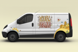 Брендирование авто ТМ Медовая кадушка