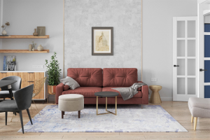 Квартира с печью и лепниной, проект в старом фонде СПб.