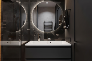 Проект интерьера в стиле Лофт для молодого человека.