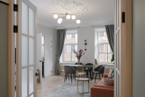 Реализация проекта в старом фонде, квартира с печью.